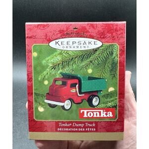 2000 Hallmark Keepsake Ornament -1953 Tonka Dump Truck Die Cast Metal NEW! -2D